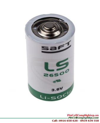 Saft LS26500 _Pin LS26500; Pin nuôi nguồn PLC Saft LS26500 lithium 3.6v C 7500mAh _Xuất xứ Pháp